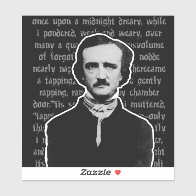 Edgar Allan Poe Stickers (Sheet)