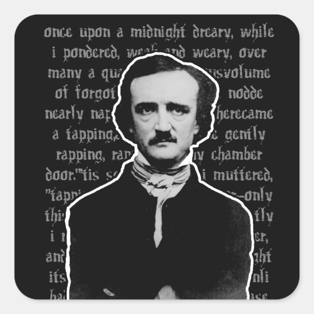 Edgar Allan Poe Stickers (Front)
