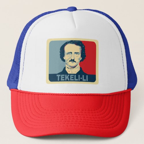 Edgar Allan Poe TEKELI_LI Hope Style Trucker Hat