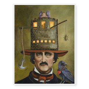Edgar Allan Poe Temporary Tattoos