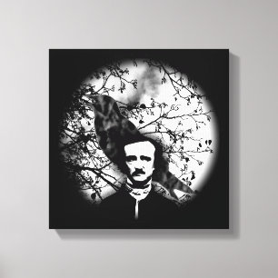 Edgar Allan Poe 'The Raven' Canvas Print