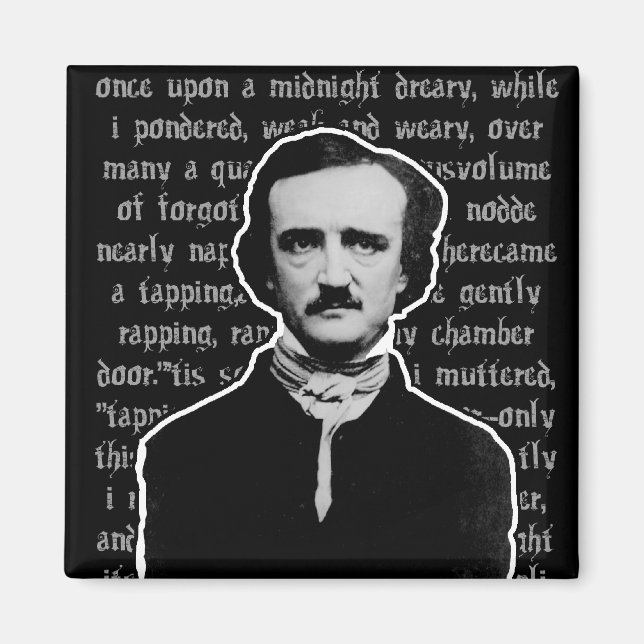Edgar Allan Poe | The Raven Magnet (Front)