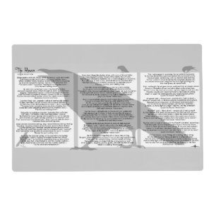 Edgar Allan Poe The Raven Placemat