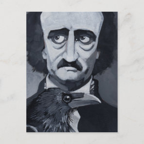 Edgar Allan Poe The Raven Postcard