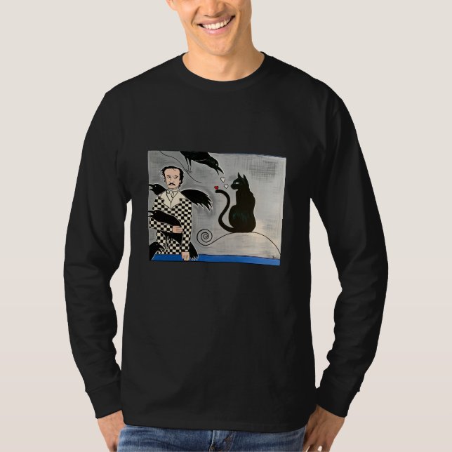 Edgar Allan Poe  - The Raven & The Tell-Tale Heart T-Shirt (Front)