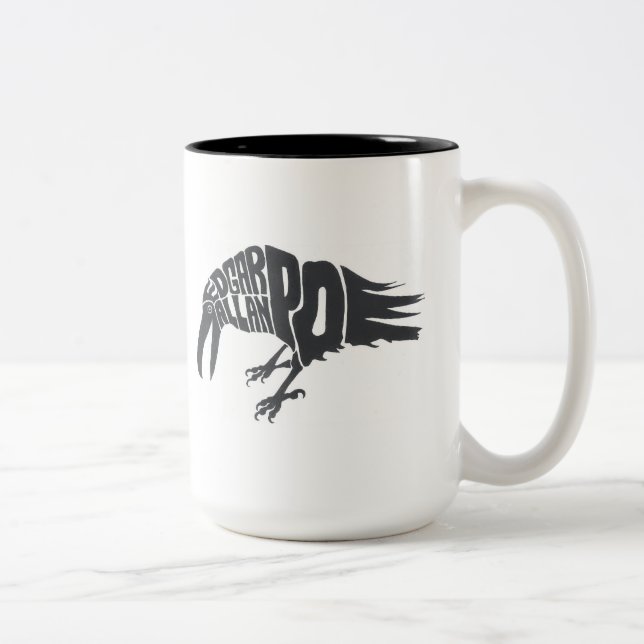 Edgar Allan Poe - The Raven Two-Tone Coffee Mug (Right)