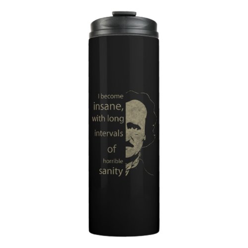 Edgar Allan Poe Thermal Tumbler