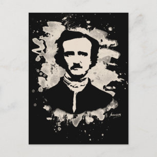 Edgar Allan Poe Tribute Postcard