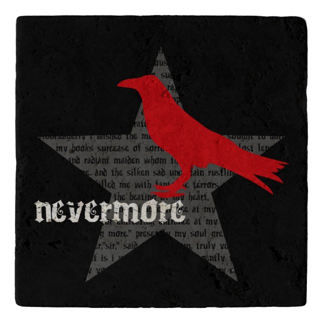 Edgar Allan Poe Trivet (Front)