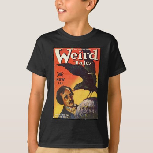 Edgar Allan Poe Weird Tales Cover T_Shirt