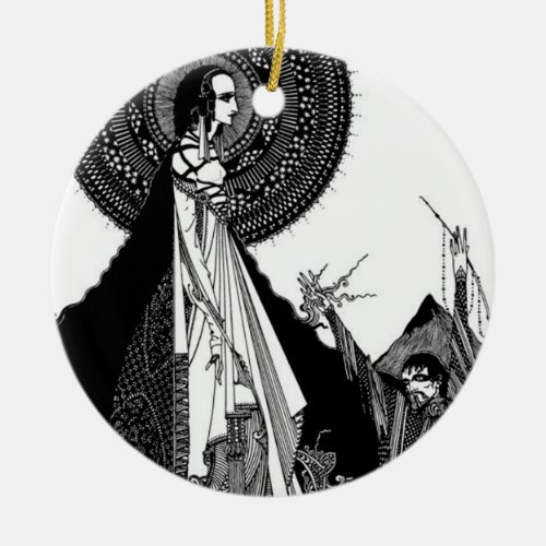 Edgar Allan Poes Ligeia Ceramic Ornament