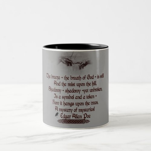 Edgar Allan Poes Quote Two_Tone Coffee Mug