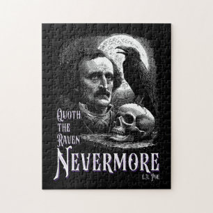 Edgar Allan Poe's Raven Nevermore Jigsaw Puzzle