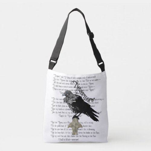 Edgar Allan Poes The Raven Crossbody Bag