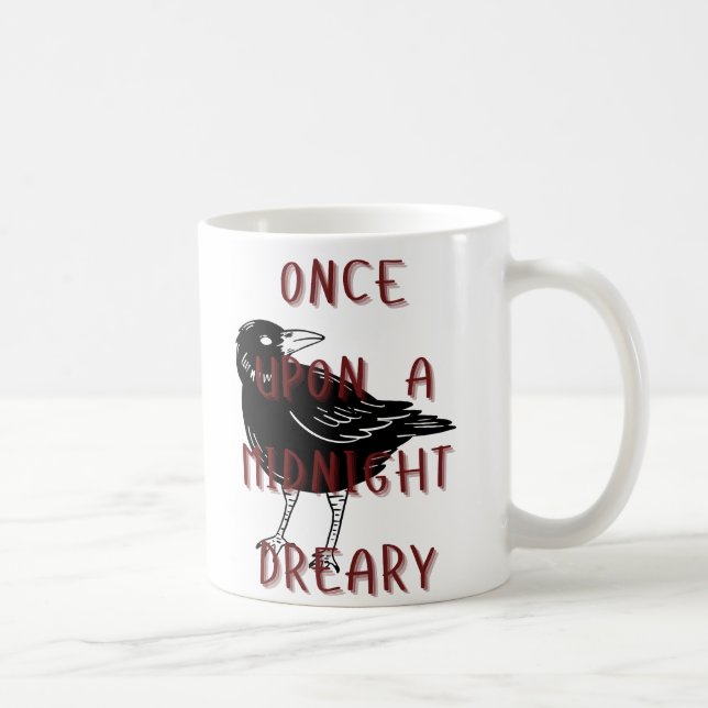 Edgar Allan Poe's The Raven Mug (Right)