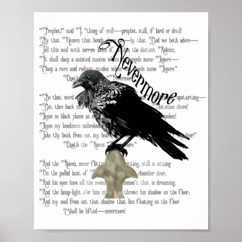 Edgar Allan Poes The Raven Poster