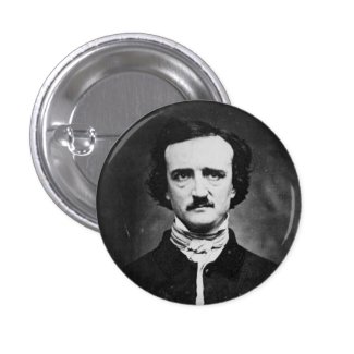 Edgar allen poe 1 inch round button