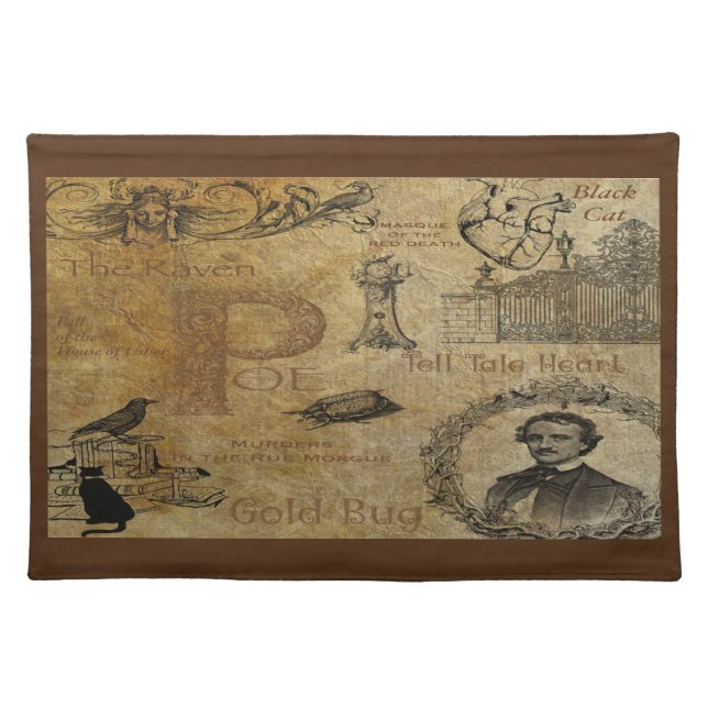 Edgar Allen Poe Placemats (Front)