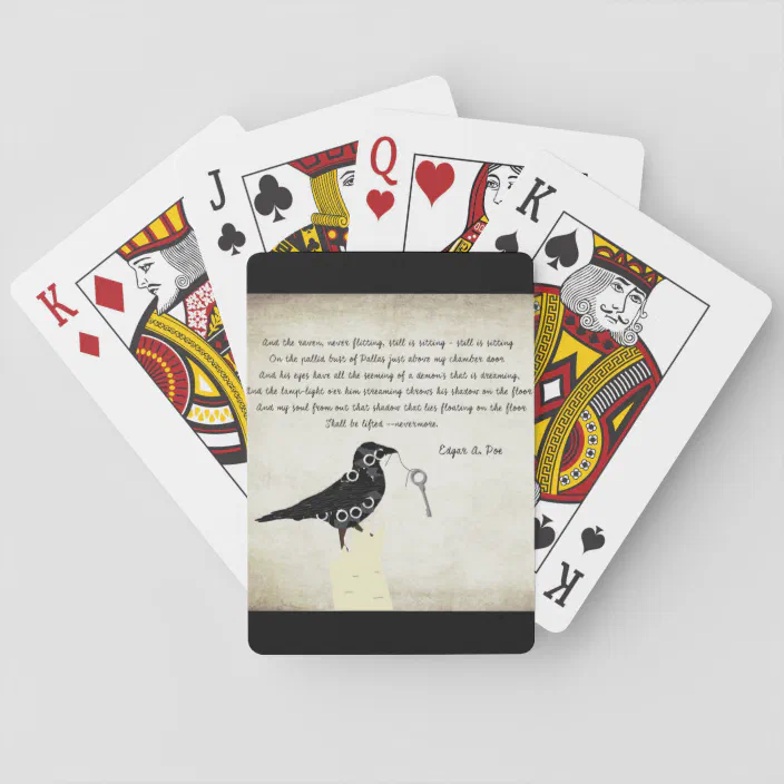 Edgar Allan Poe Playing Cards Standard Size Deck 