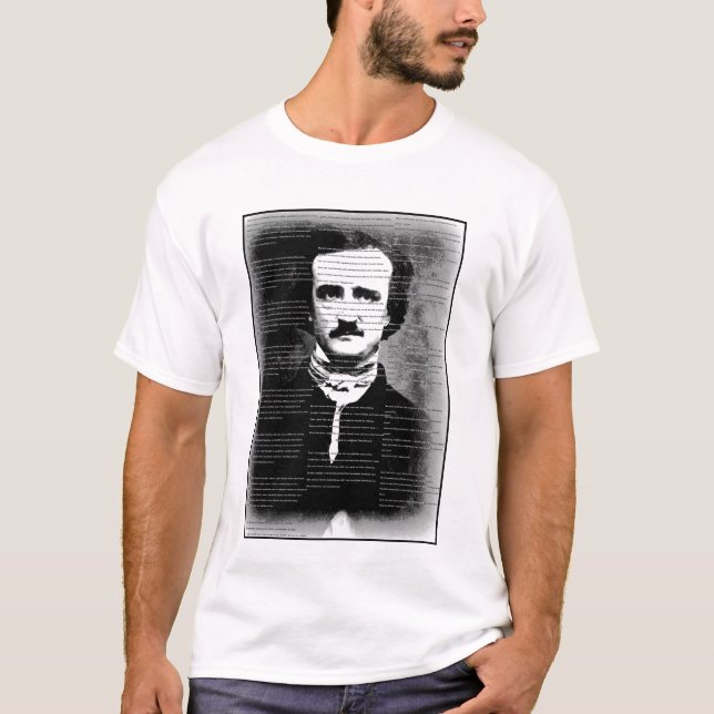 Edgar Allen Poe poems ... The Raven T shirt (Front)