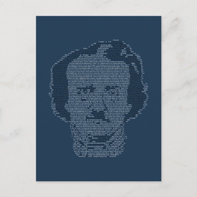 Edgar Allen Poe Post Card (Front)