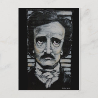 Edgar Allen Poe Postcard