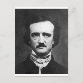 Edgar Allen Poe Postcard by jimbuf at Zazzle