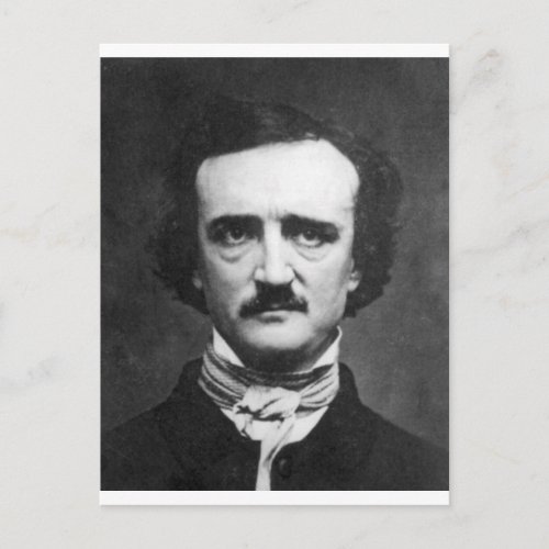 edgar allen poe postcard