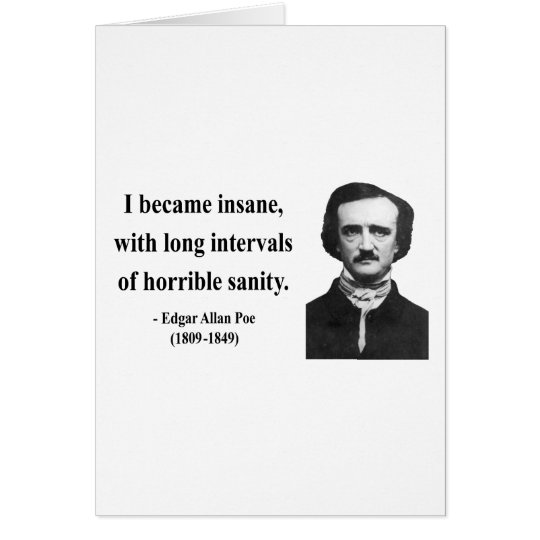 Edgar Allen Poe Quote 2b Card