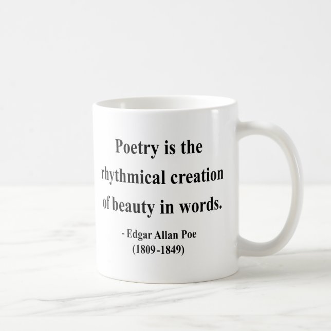 Edgar Allen Poe Quote 5a Coffee Mug (Right)