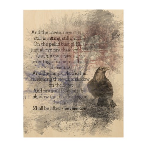 Edgar Allen Poe The Raven Halloween Poem art