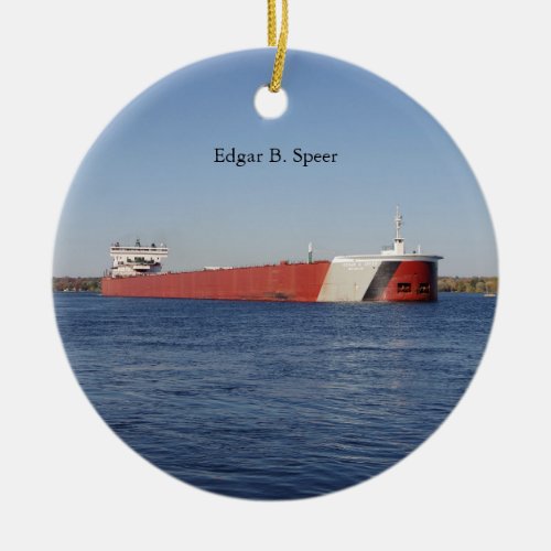 Edgar B Speer ornament