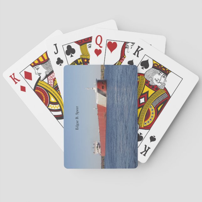 Edgar B. Speer playing cards (Back)