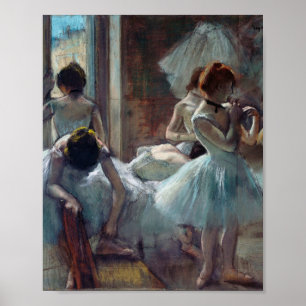 Edgar Degas - A Group of Dancers Poster