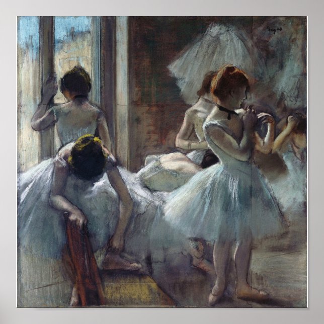 Edgar Degas -  A Group of Dancers Poster (Front)