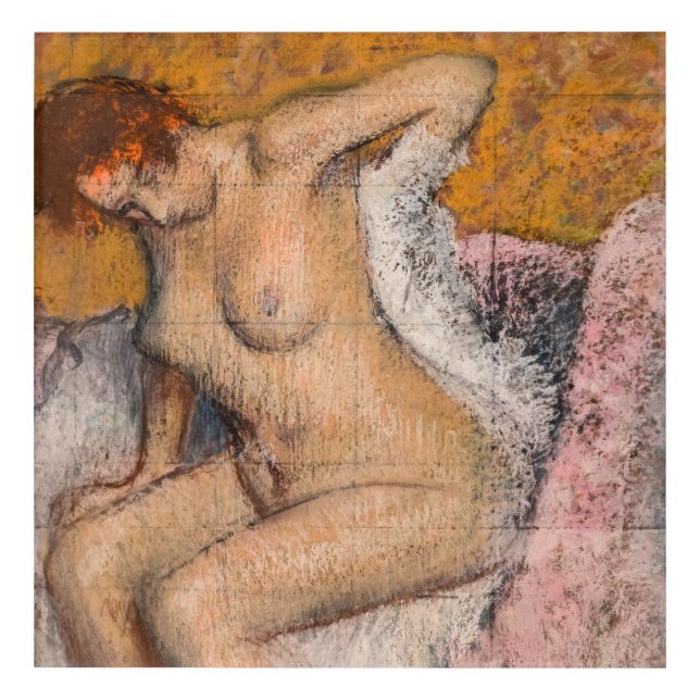 Edgar Degas - After the Bath Acrylic Print (Front)