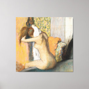 Edgar Degas After the Bath, Woman Drying Neck Canvas Print