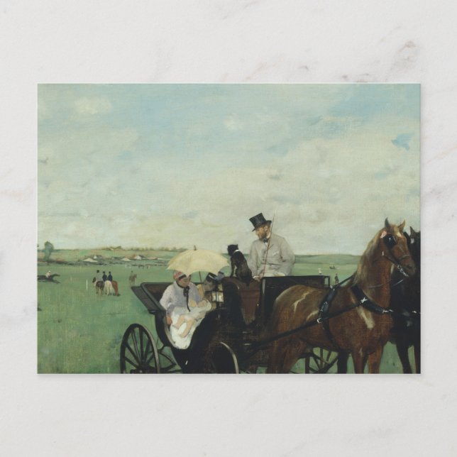 Edgar Degas – At the Races in the Countryside Postcard (Front)