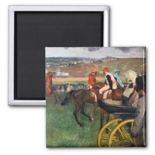 Edgar Degas _ At the Races Magnet