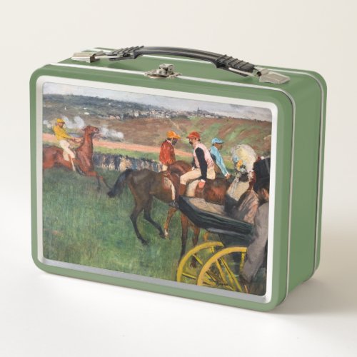 Edgar Degas _ At the Races Metal Lunch Box