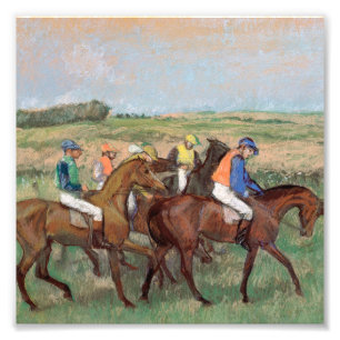 Edgar Degas - At The Races Photo Print