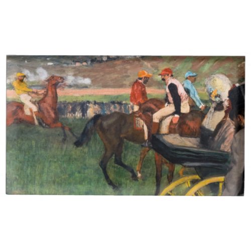 Edgar Degas _ At the Races Place Card Holder