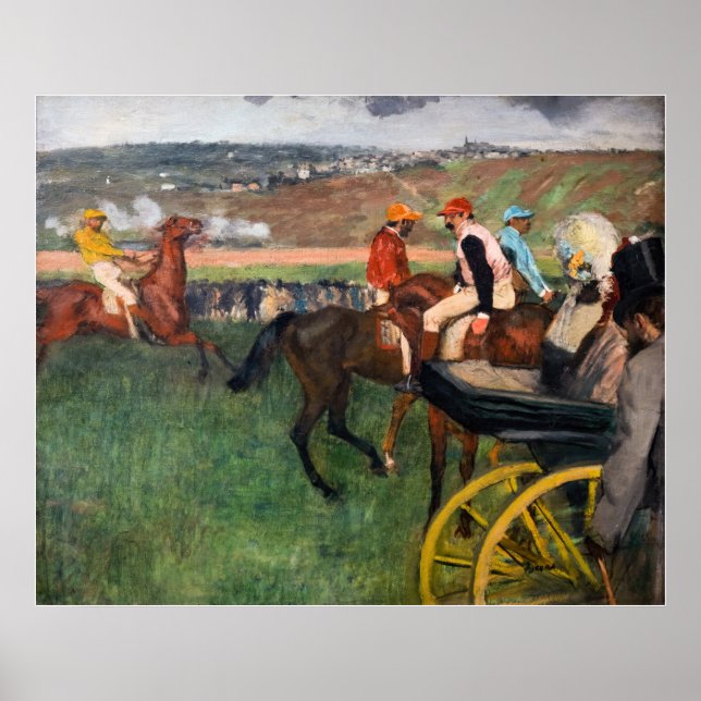 Edgar Degas - At the Races Poster (Front)