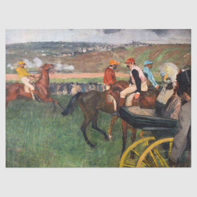 Edgar Degas - At the Races Tissue Paper (Front)