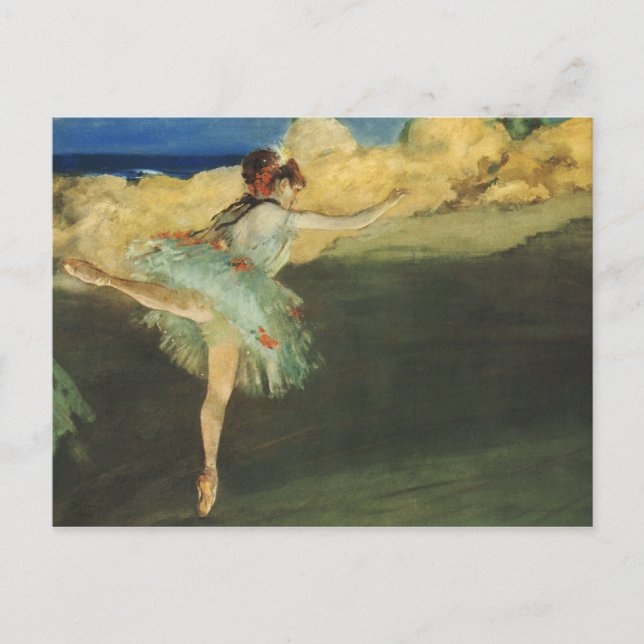 Edgar Degas Ballerina Fine Art Postcard (Front)