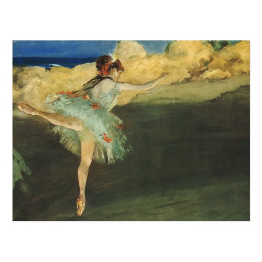 Edgar Degas Ballerina Fine Art Postcard