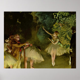 Edgar Degas - Ballet 1875 Dancer Dance girls tutu Poster