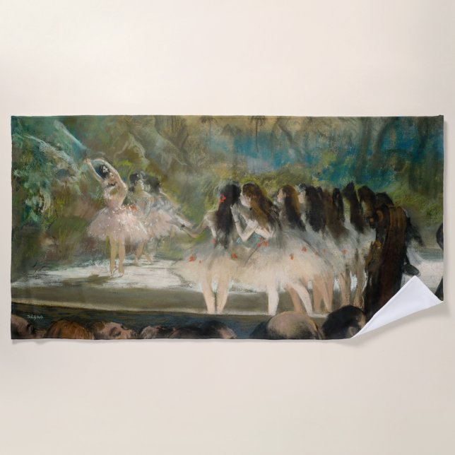 Edgar Degas - Ballet at the Paris Opera Beach Towel (Front)