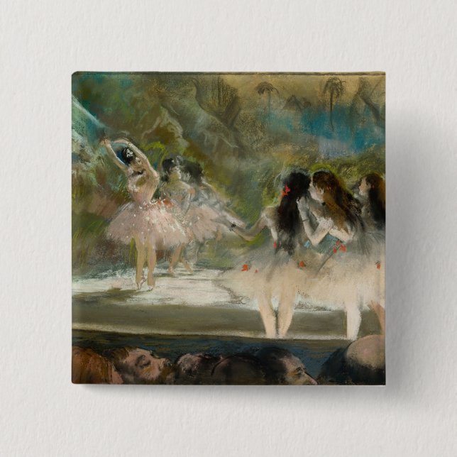 Edgar Degas - Ballet at the Paris Opera Button (Front)