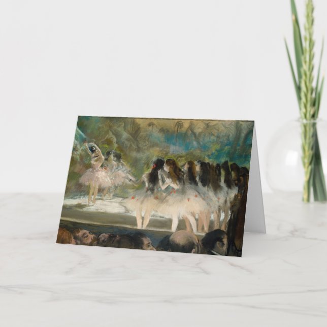 Edgar Degas - Ballet at the Paris Opera Card (Front)